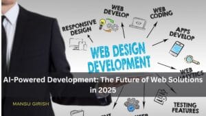 Abstract illustration of artificial intelligence powering web development and UX personalization