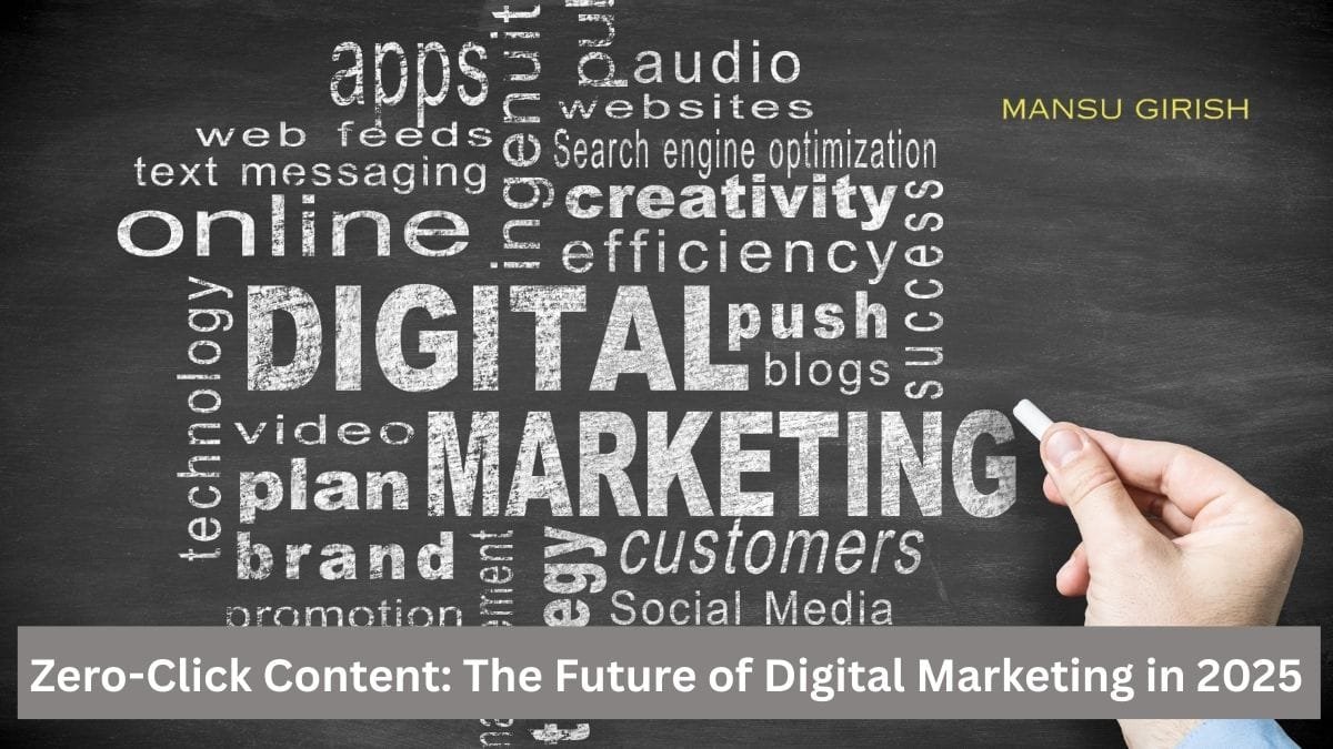 Zero-Click Content concept for 2025 digital marketing strategies
