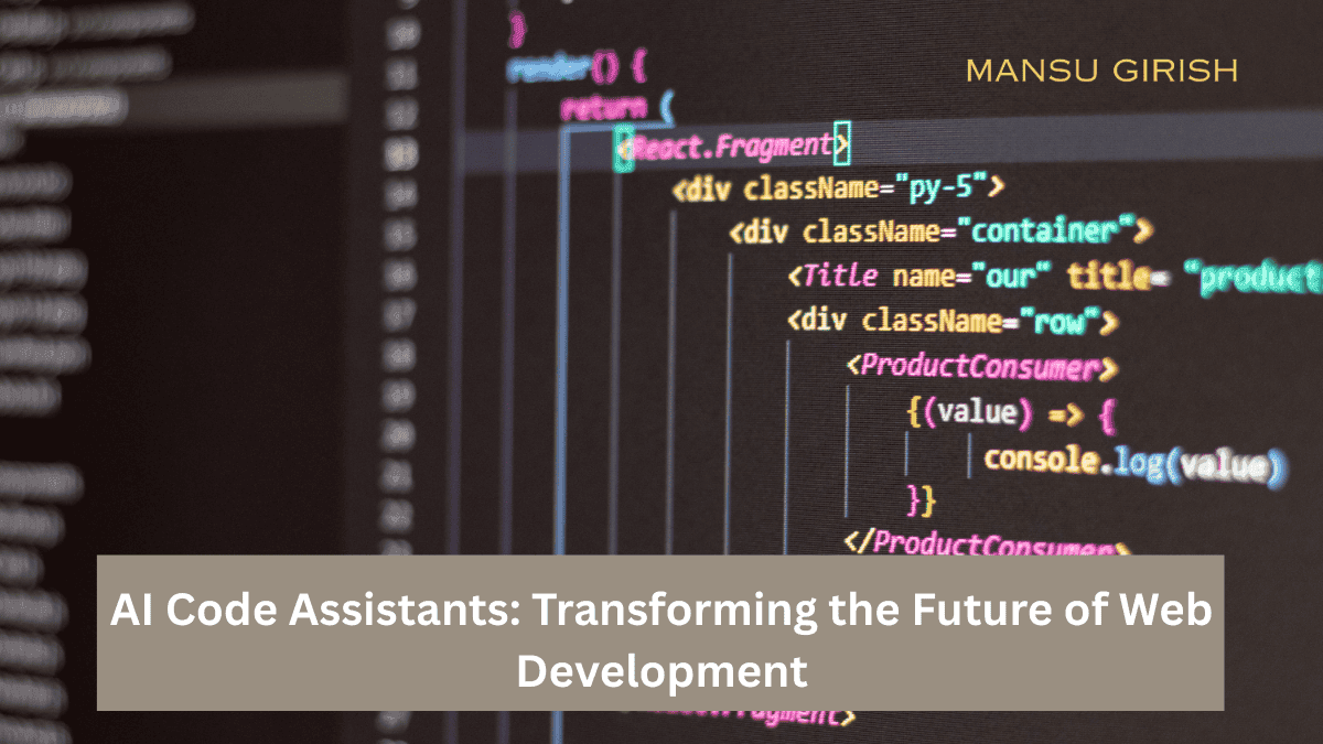 AI assistant helping developer write code