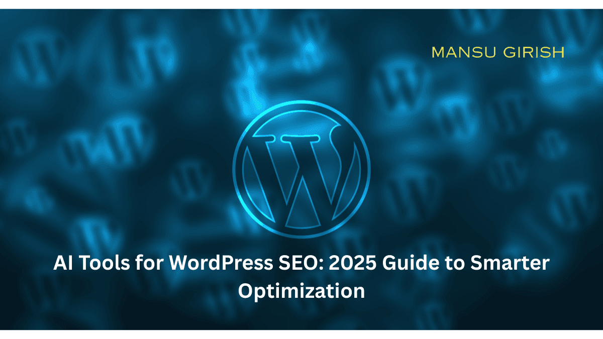AI tools enhancing WordPress SEO in 2025 dashboard interface