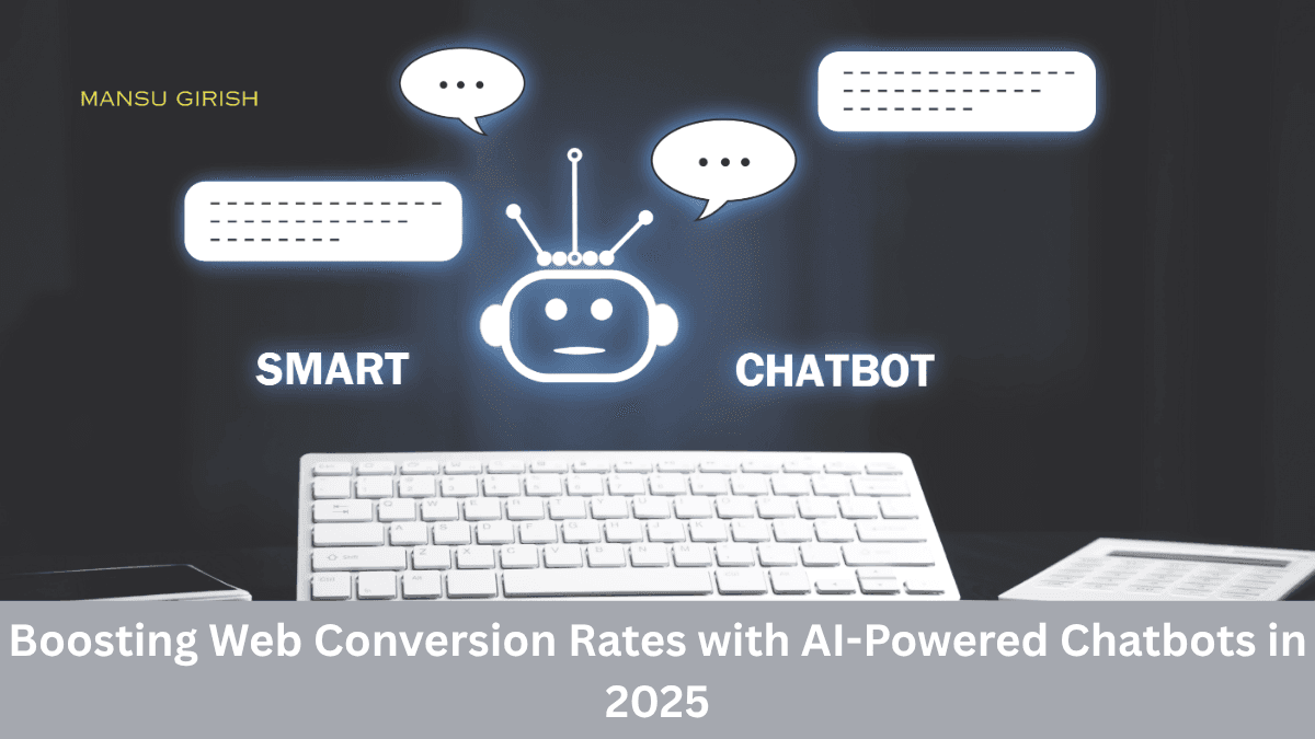 AI-powered chatbot assisting a website visitor to increase conversions