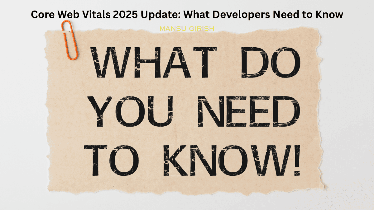 Graphical representation of Core Web Vitals metrics for 2025