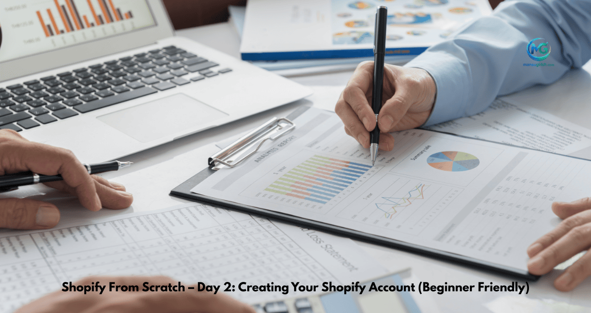 shopify account setup for beginners