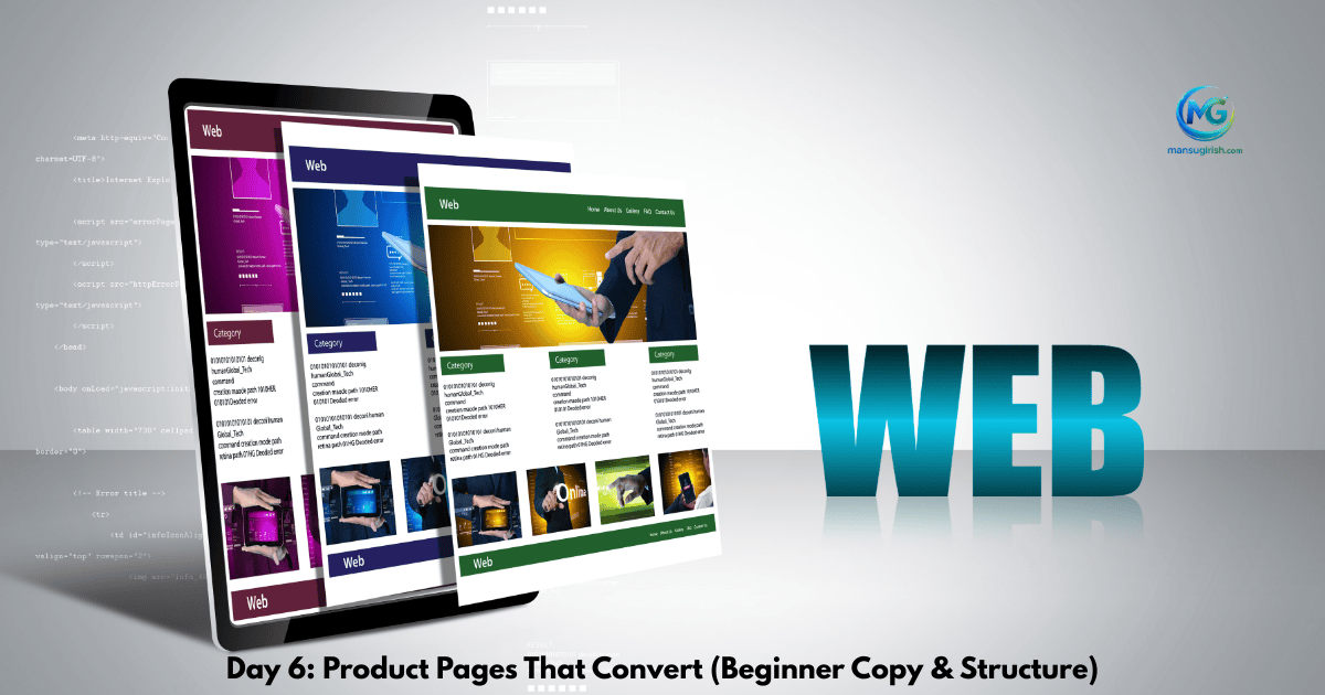 shopify product pages that convert for beginners