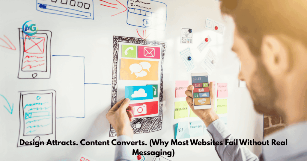 Design Attracts. Content Converts. (Why Most Websites Fail Without Real Messaging)